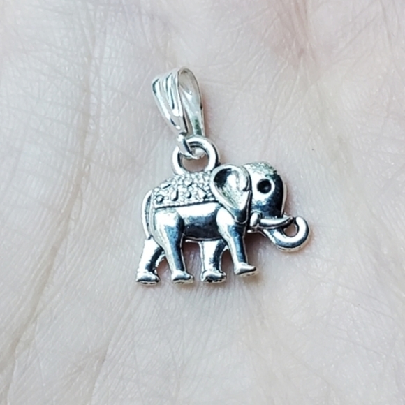 Jewelry - New Tiny Silver Elephant Charm